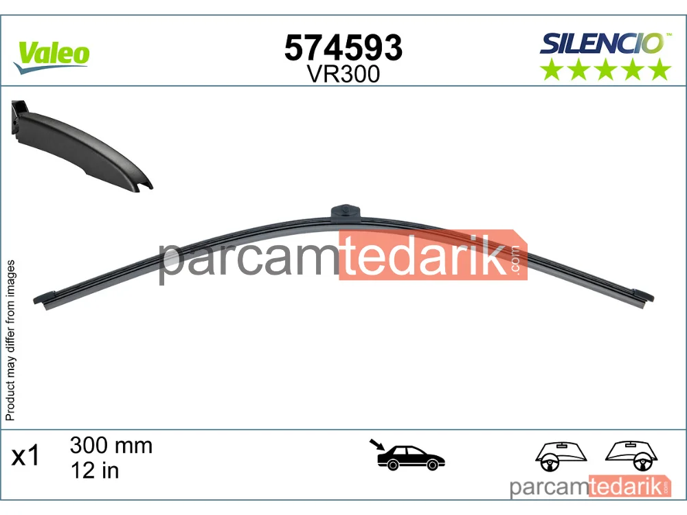 574593 | Silecek Süpürgesi Arka (300 mm) — Mercedes-Benz Glc, Mercedes-Benz E-Serisi T-Model